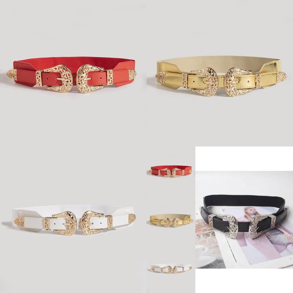 Fashionable Denim Waist Belt With Metal Buckle For Women Casual And Party Outfits