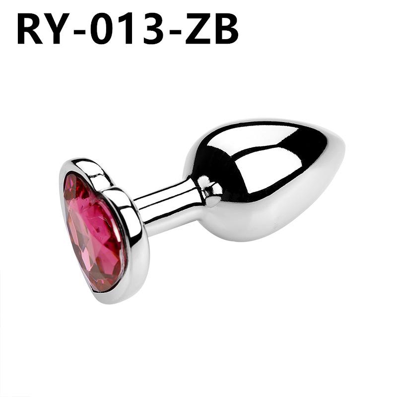 Anal Plug Heart-shaped Metal Butt Plug Adult Sex Toys Stainless Steel Anal Plug Stimulator Anal Sex Toys Prostate Massager Dildo