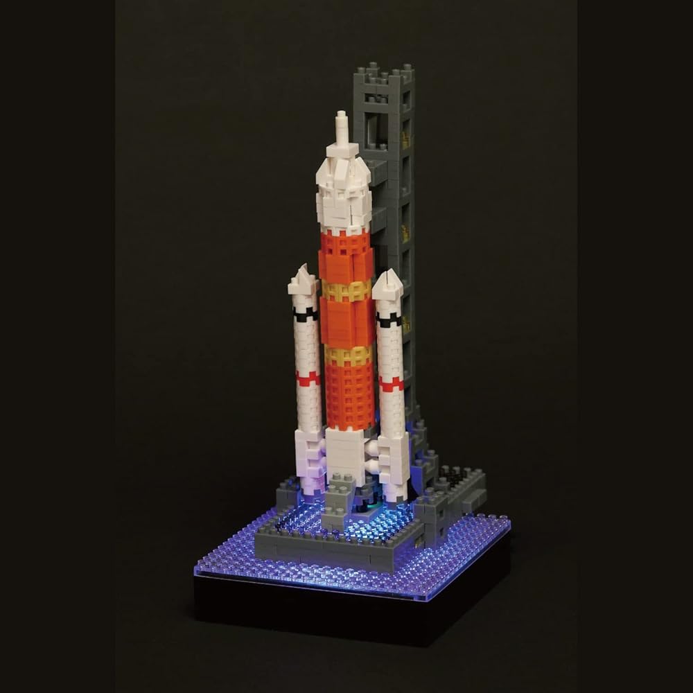 Kawada Nano Block Rocket Launch Pad NBH_236 Building Set with Detailed Instructions and 100+ Pieces
