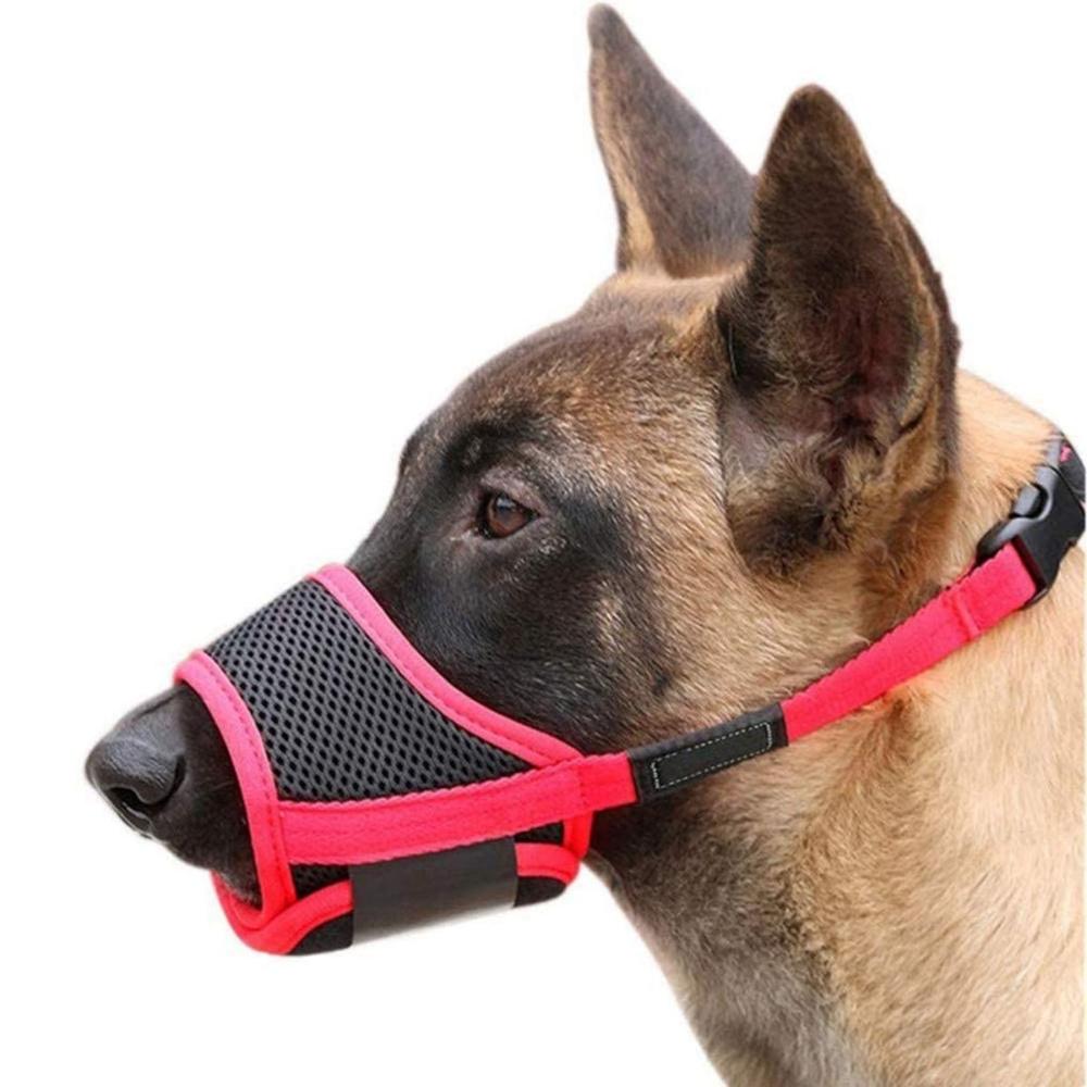 Adjustable Anti-Barking Nylon Mesh Anti-Bite Pet Mouth Cover Protection Mouth Mask Dog Muzzle