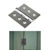 Stainless Steel Hinges Marine Grade 4inch Boat Hatches Hinge 100mm 6 Hole Casting Cabinet Door Hinge,Pack of 2/4