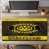 Custom Name Borussia Dortmund Theme Mouse Pad Non Slip Rubber Base Multifunctional Office Home Decor Perfect For Workspace Personalization