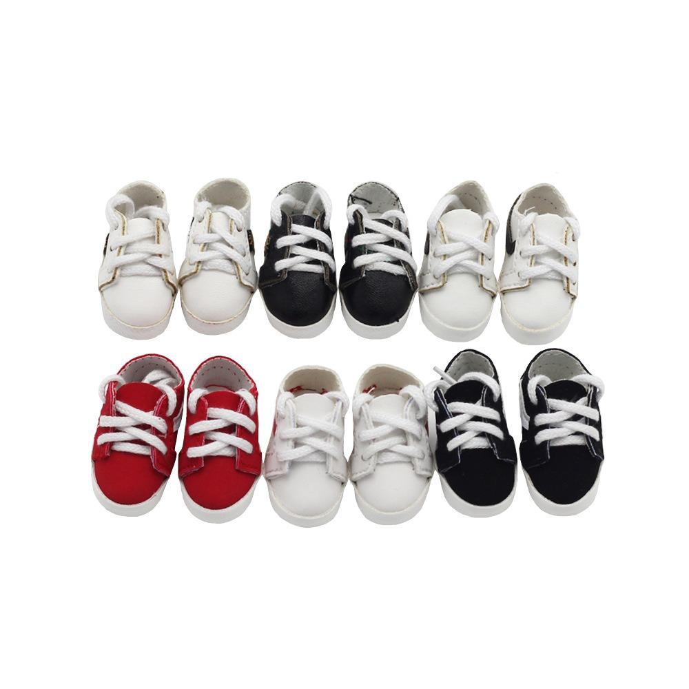 

Replacement Canvas Shoes Hand-made Doll Shoes Casual 6 inch Doll Shoes Children Toys