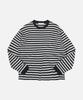 FRIZMWORKS Stripe Knit Long Sleeve _ Black