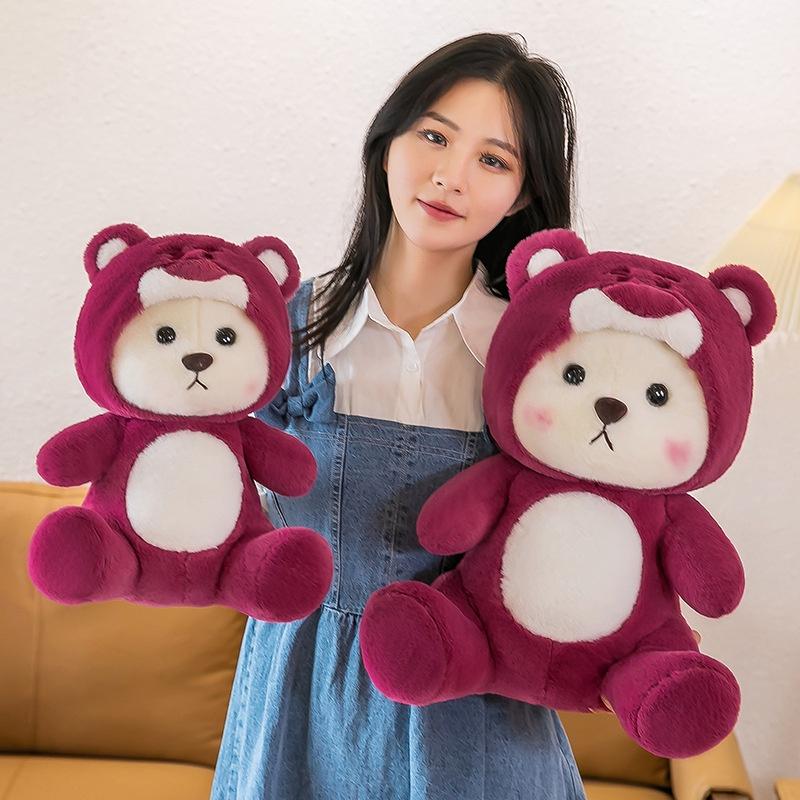 Cute Transforming Lena Bear Plush Toy For Kids Valentine's Day Gift
