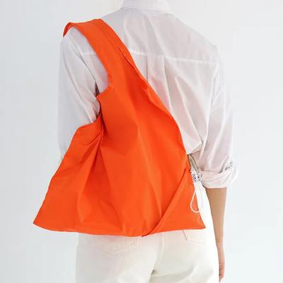 [Coloring Bag/Pop Orange] Eco Bag, Auxiliary Bag, Market Bag (15 Colors)