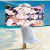 1pc Kpop Team4 Beach Towel, Comfortable and Thick, and Swimming/Bath/Picnic/Camping Towel, Suitable for Seaside Beaches