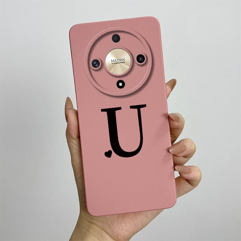 For Honor Magic5 Lite Case Magic 6 Lite Cute Couple Letters Cover Soft TPU Phone Case For Honor Magic6 Lite Magic 5 Lite Bumper