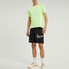 Nike T Shirts Men's Green Crew Neck Moderate Straight Fit CZ9185-358