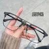 Luxury Square Frame Myopia Glasses Office Women Men Anti-blue Light Near Sight Eyeglasses Unisex Goggles Diopters 0 To -6.0