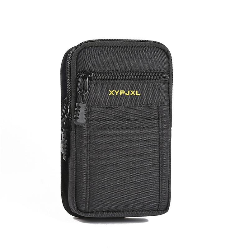 

Outdoor Men Waist Pack Bum Bag Pouch Waterproof Tactical Sport Hunting Belt Nylon Mobile Phone Bags Travel Tools чорний