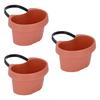 Ghiveci de Flori cu Curea Reglabilă Tub de Scurgere din Plastic Container pentru Flori Ghiveci pentru Răsaduri de Suculente pentru Balcon Exterior