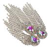 Rhinestone Tassel Shoulder Epaulet Decorative Shoulder Board Badge DIY Exquisite Tassel Epaulet for