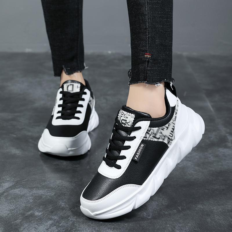 Women Fashion Air Cushion Platform Sneakers Autumn Breathable Lace Up Wedge Sport Shoes Comfort Travel Casual Shoes