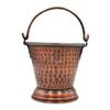 Steel Copper Hammered Design Antique Dark Tone Bucket, Serveware & Tableware for Home, Hotel & Restaurants, Volume-300 ML