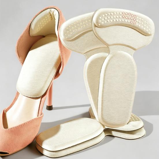 2/4 Pairs Shoes Heel Pads Anti-Slip Heel Liner Protectors Cushion Too Big Loose Shoes Heel Inserts Filler Blister Prevention Pain Relief Heel Grips