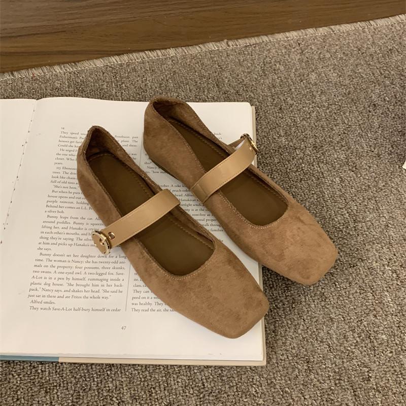 

Fashion Bailamos 2025 New Brand Women Flat Shoes Fashion Round Toe Shallow Slip On Boat Shoes Soft Flat Heel Outdoor Dress Single Shoes 39