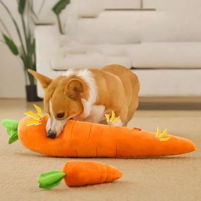 Selwhee Havuç Köpek Oyuncağı Yavru Köpek Gıcırtısı Büyük Köpek Oyuncağı