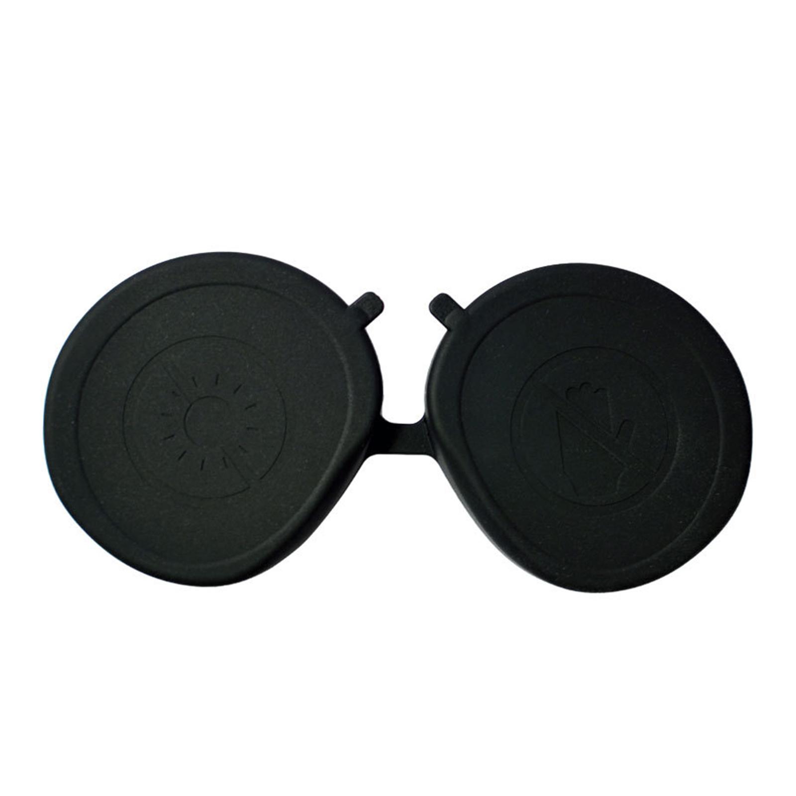 

Мягкая крышка объектива VR-объектива Мягкие силиконовые чехлы для очков VR Защитные колпачки от царапин для гарнитуры Pico 4 VR Защитный чехол от царапин чёрный