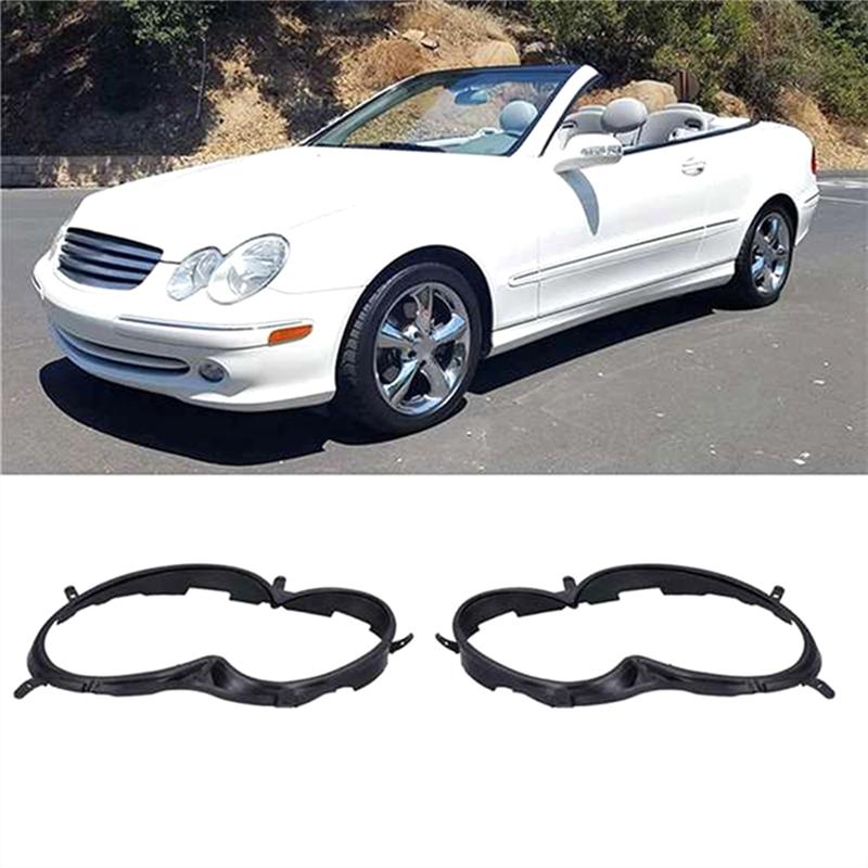 A28G-Car Headlight Sealing Strip Cover Gasket 1 Pair For Mercedes Benz W209 CLK 03- 09 2098260191 2098260291 Head Light Lamp