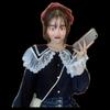 Long-Sleeve Lace Doll-Collar Shirt - Korean Fashion, Autum
