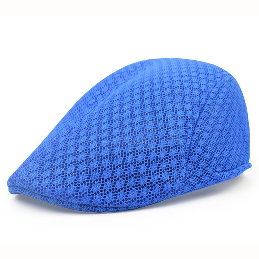 Korean Version Mesh Berets Solid Color Sun Hat Fashion Duck Tongue Hat  Unisex