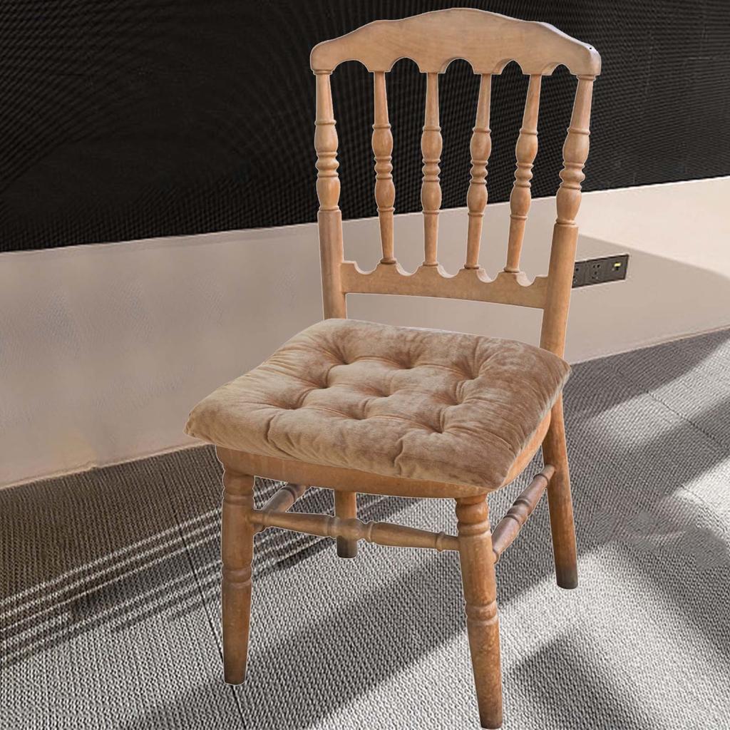 Chair Cushion Round Cotton Upholstery Soft Padded Cushion Pad  Home Or Car