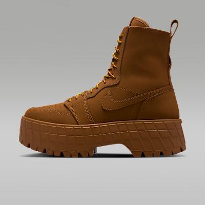 Jordan 1 High Brooklyn Light British Tan (Women s) 35.5