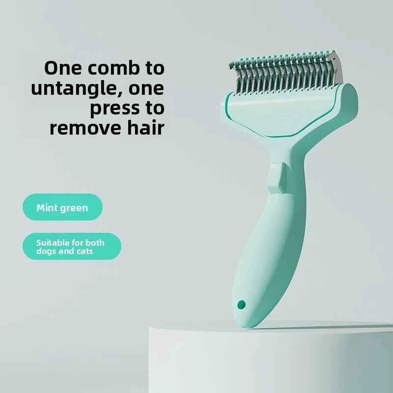 Pet Hair Remover Comb Cat Special Deshedding Brush Stainless Steel Dog Grooming Tool