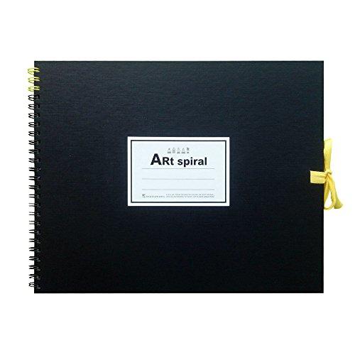 

Maruman S313-05 Sketchbook F3 Art Spiral Drawing Paper, Thick, Black, 24 Sheets