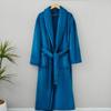 Couple's Thickened Coral Fleece Bathrobe - Autumn/Winter, Plus Velvet, Shawl Collar, Long Sleeve, Plus Size Homewear