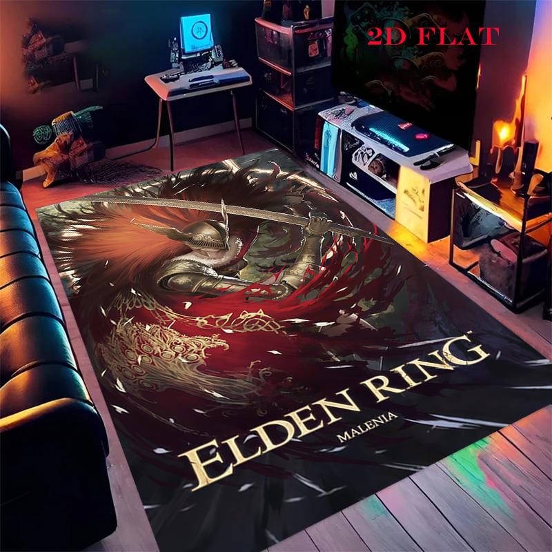 Soulslike games Carpet Rug for Living Room Bedroom Home Sofa Decoration,Kids play Nonslip Floor Mat