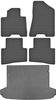 Hyundai Santa Fe IV SUV from 2019-2024 SET - Rubber Car Mats + Trunk Mat