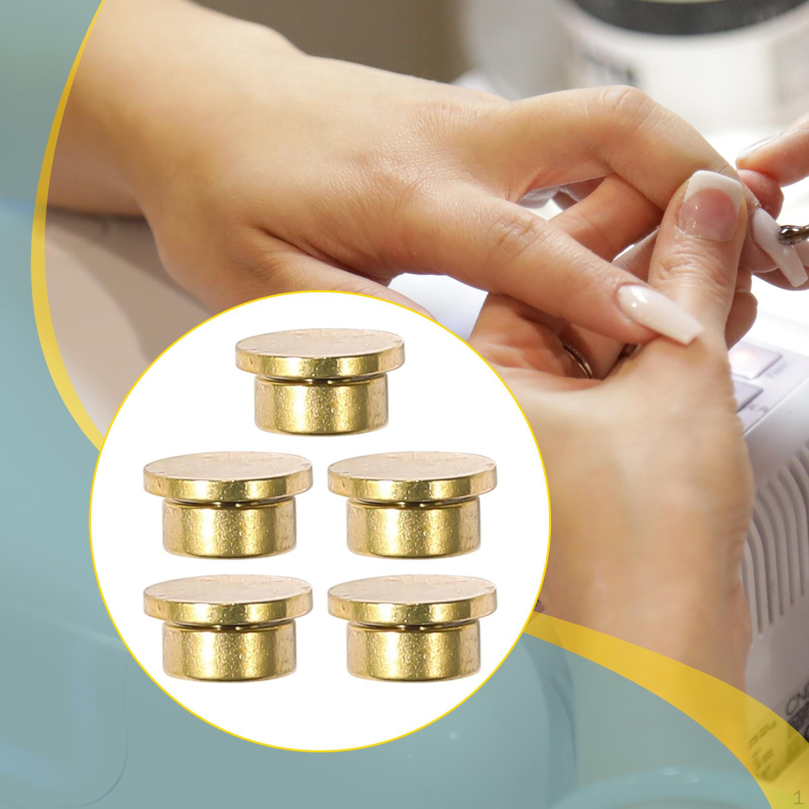 

5 Pieces Mini Rotating Bearings Miniature Alloy Gold Turntables Rotary for Crafts Art 4mm