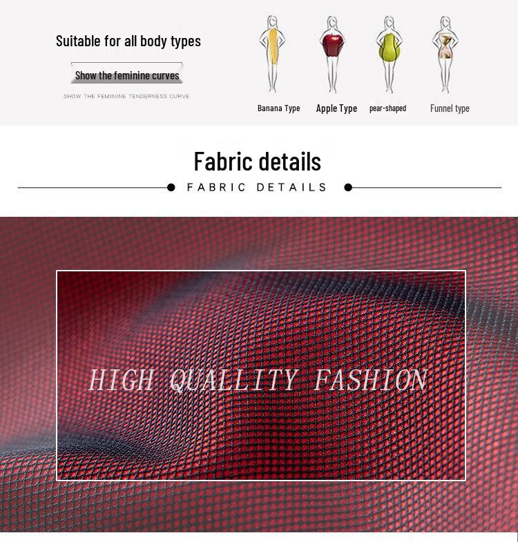 2025 Autumn Elegant V-Neck Slimming Dress for Mother of the Bride