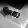 Tappo Valvola Pneumatico Auto Coprivalvola Stelo Ruota con Portachiavi Chiave per Cadillac XT5 XTS CTS BLS SLS DTS SRX Escalade Tiburon Deville