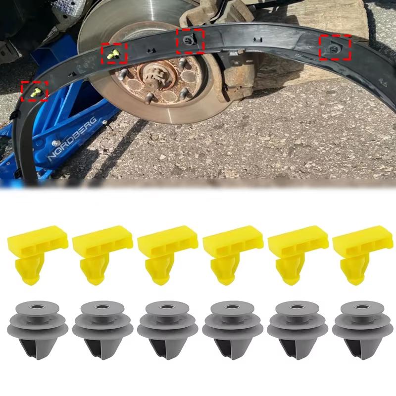 18PCS/Set Wheel Arch Flare Trim Moulding Clips Front Rear Wing Moulding Retainer For Nissan Qashqai J11 76847JG00A 768474EA0A
