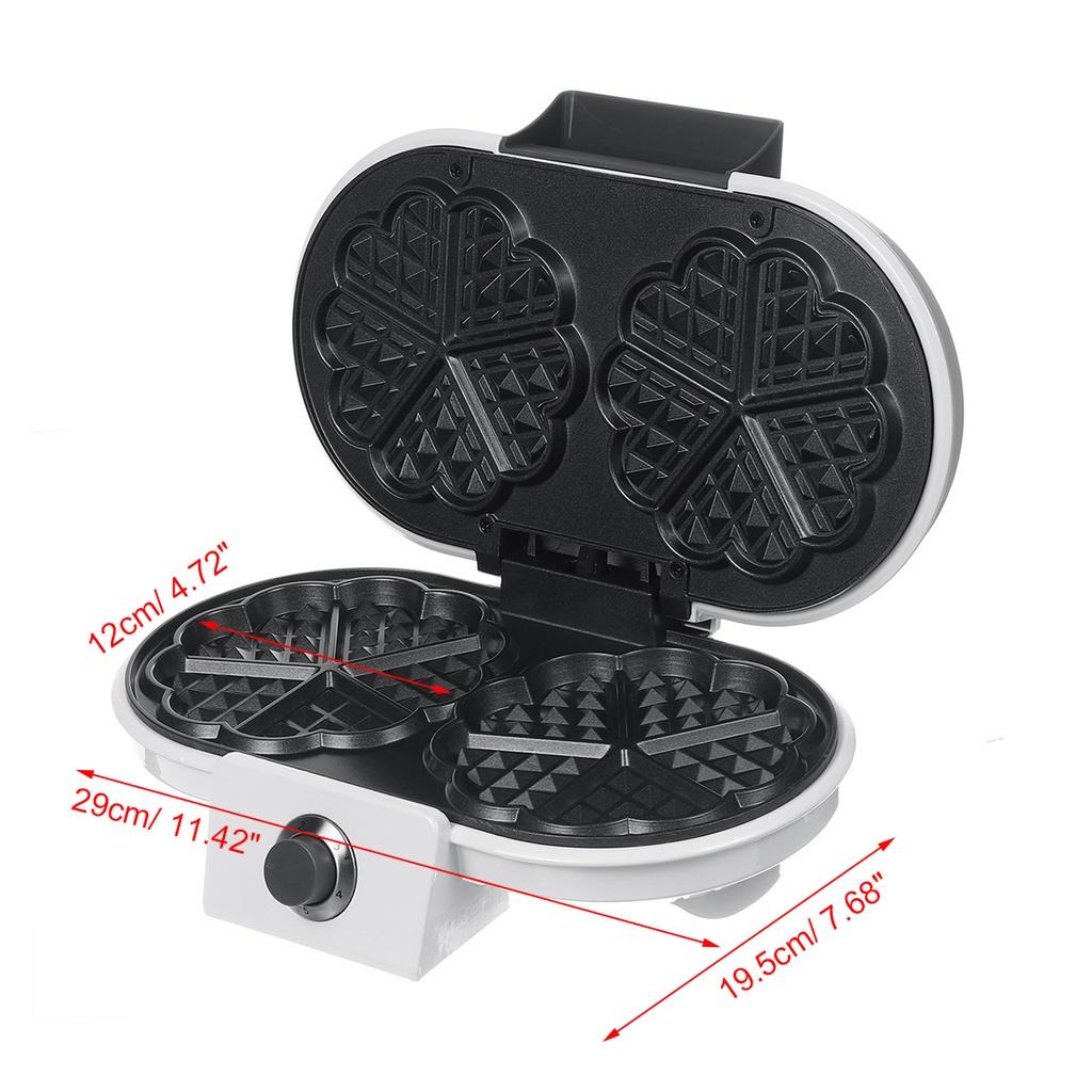 1200W 220-240V 50/60Hz Multifunkční dvouhlavý vaflovač Bublinkový vaječný dort Pečicí trouba Snídaňový vaflovací stroj Elektrická pečicí pánev