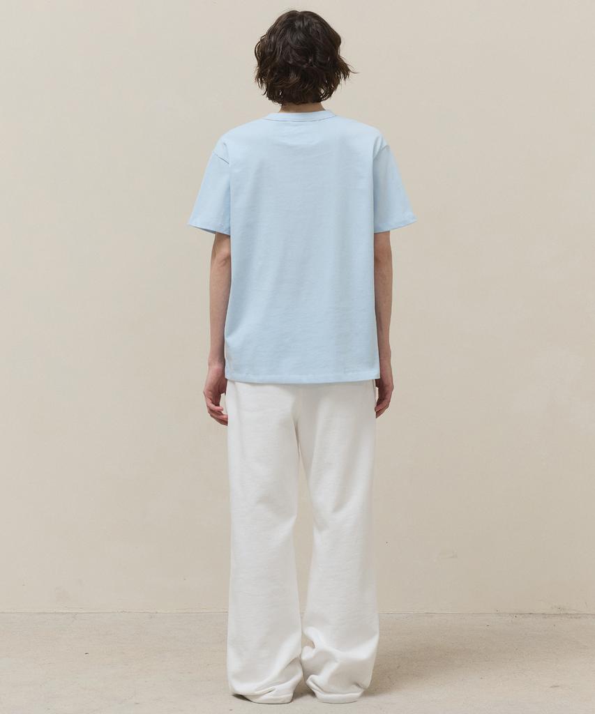 Matile Basic Logo T-Shirt / Sky Blue