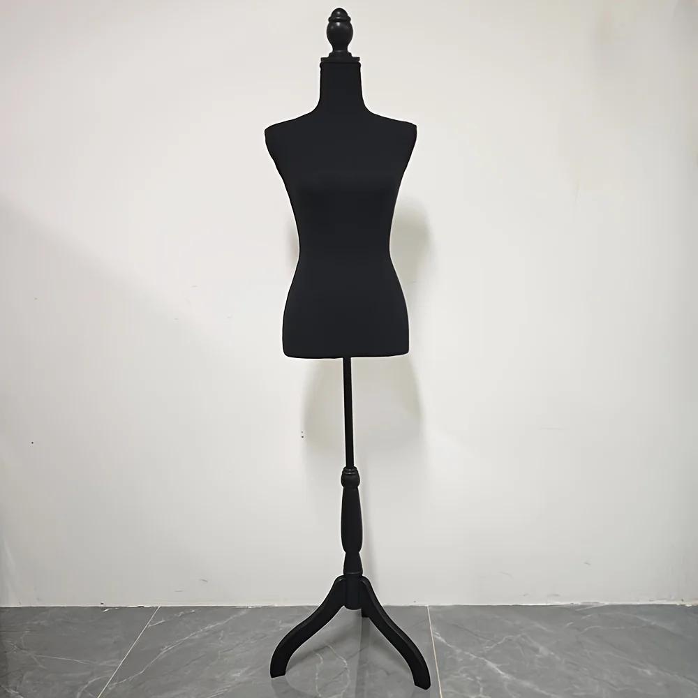 Манекен для одежды (половина тела) вешалка манекен витрина стойка для демонстрации модель магазин одежды женской одежды стойка для демонстрации чёрный