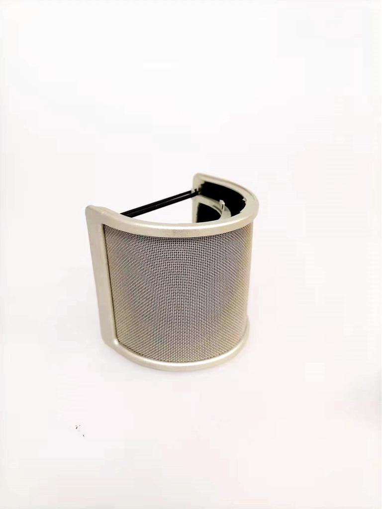 U-Shaped Net Windscreen Pop Filter for Recording Microphones