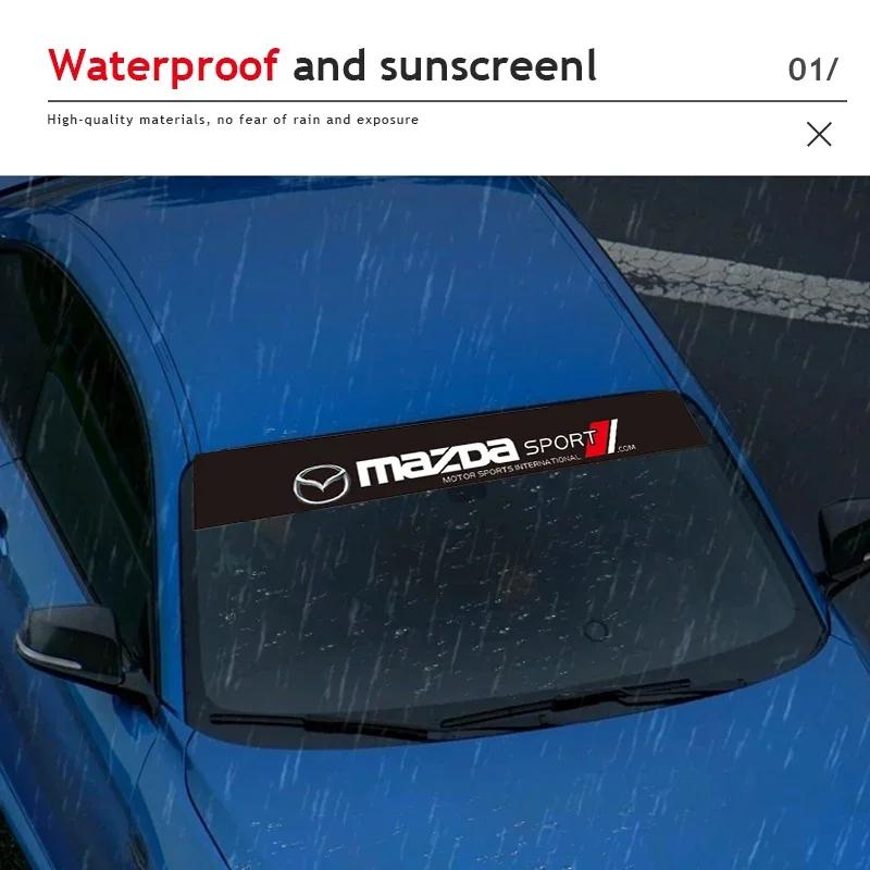 2025 Horúca Mazda Auto Predné Zadné Sklo Nálepka Dekorácia Auto Styling Pre MX5 MX3 5 RX8 Demio 3 CX3 CX9 Atenza CX30 CX7