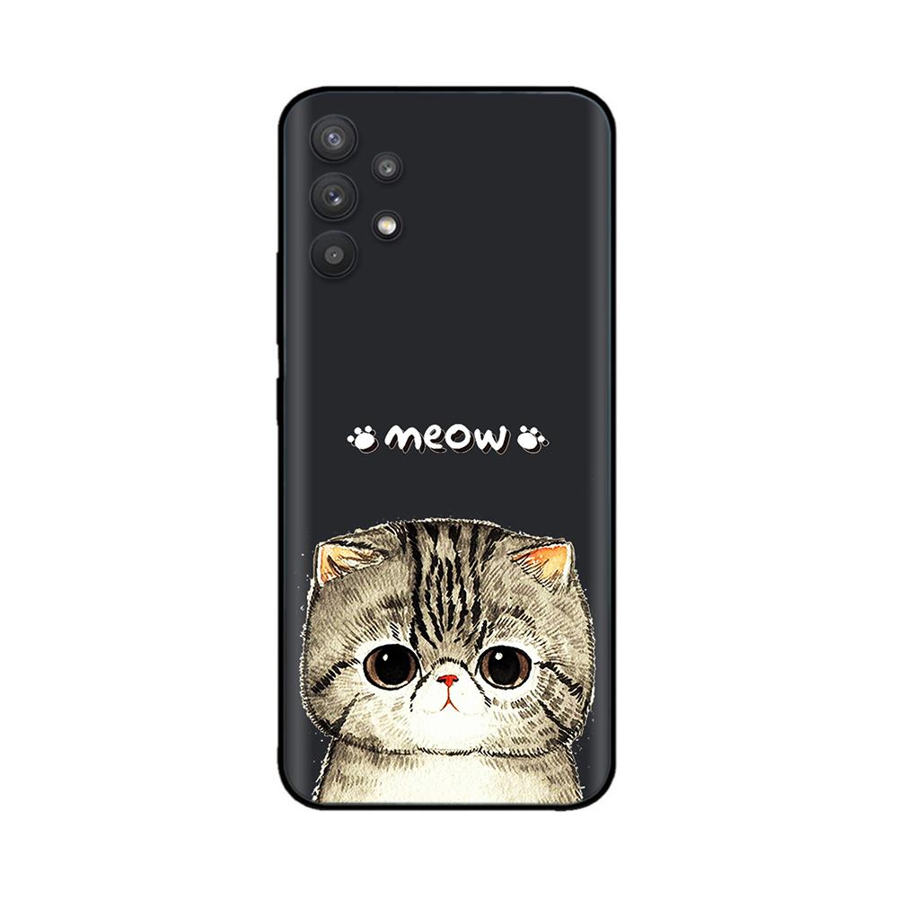 For Samsung A32 Case Soft Black Silicone Phone Back Cover for Samsung Galaxy A32 4G A325 A 32 5G A326 Case Fundas Coque Bumper