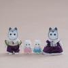 Miniature Dollhouse Pretend Play Figures for Kids Dollhouse Forest Family Doll Rabbit Bear Squirrel Family Animal Birthdays Gift