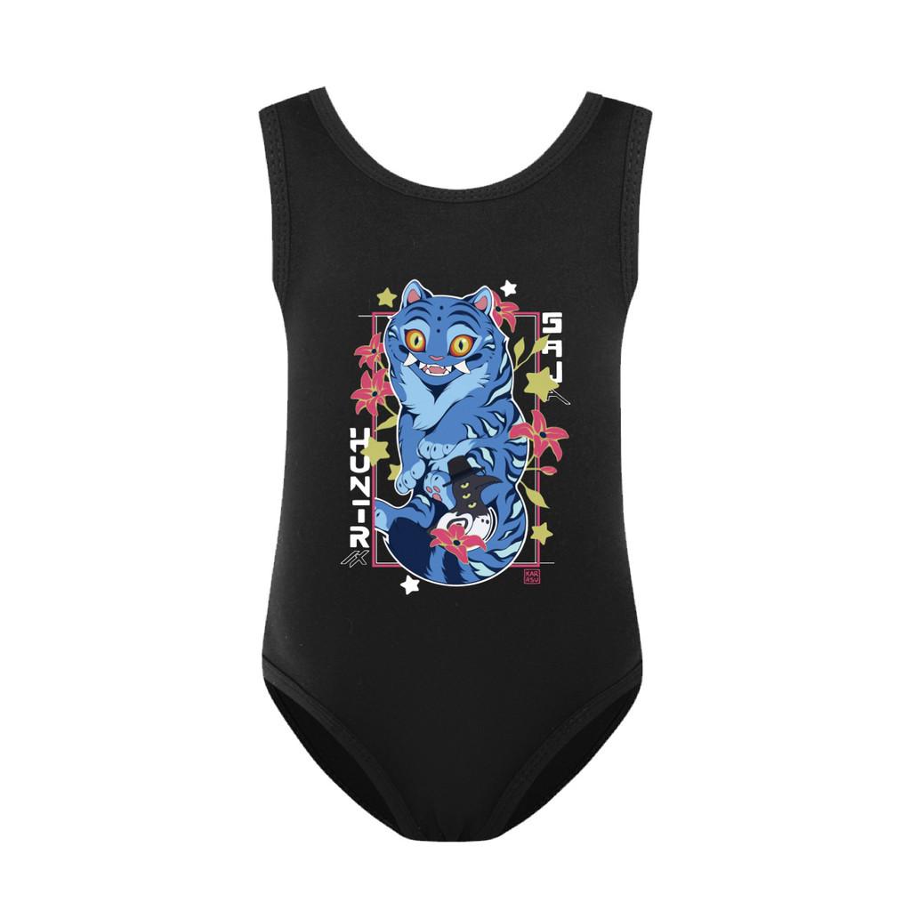 

4860 Kids Girls Derpy Rumi Mira Zoey Print Swimsuit Swimming One-piece Bodysuit Swimwear 150cm