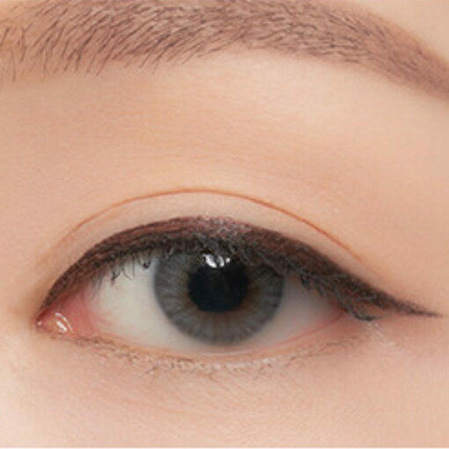 WAKEMAKE Кисть для защиты глаз от подводки для глаз, 3 цвета 03 Dark Brown