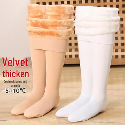 Girls' Ballet Tights: Versatile Fleece-Lined Pantyhose for Spring, Autumn, and Winter