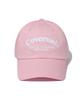 COVERNAT Serif Lettering Ball Cap Pink