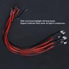 50Pcs 12V Prewired LED Light Emitting Diodes 3mm Round  Light Bead Multicolor Quick Flashing