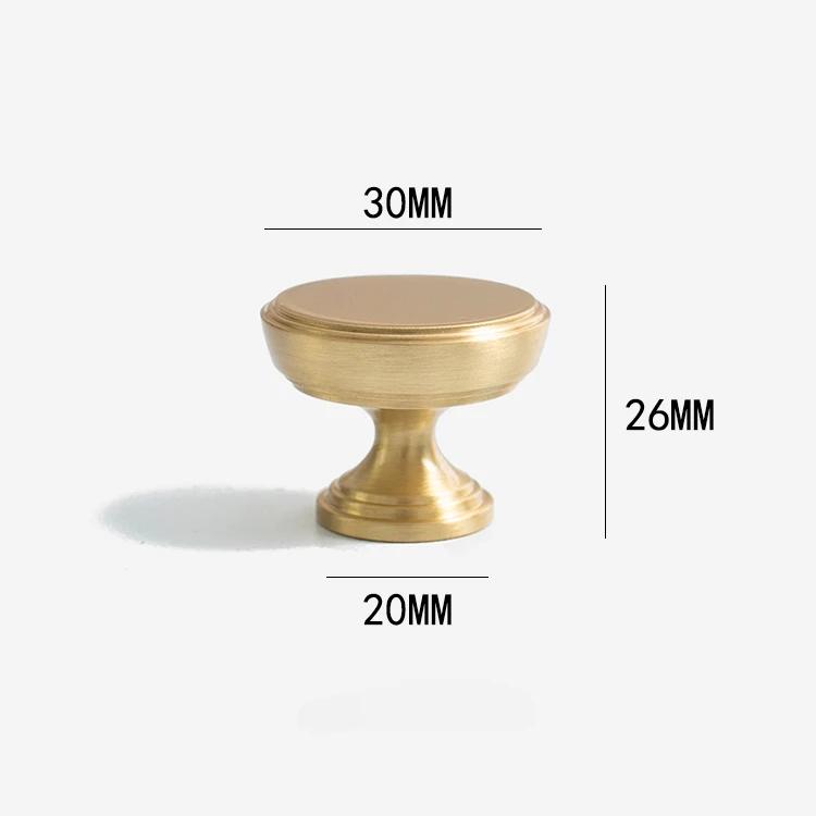 Tinyhob Solid Brass Handle Kitchen Cabinet Door Handles Drawer Pulls  T Bar Bedroom Knobs Wardrobe Decor Furniture Hardware
